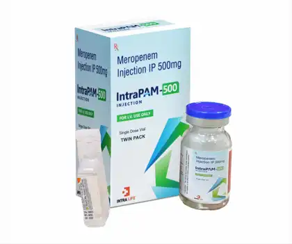 INTRAPAM-500 INJECTION official Intra Life product image