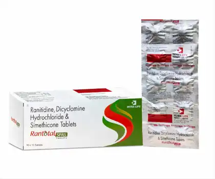 RANTOTAL-SPAS TABLET official Intra Life product image