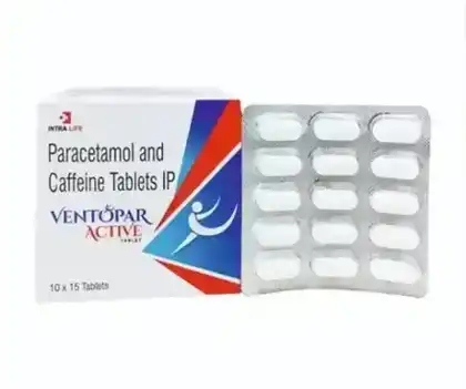 VENTOPAR ACTIVE TABLET official Intra Life product image