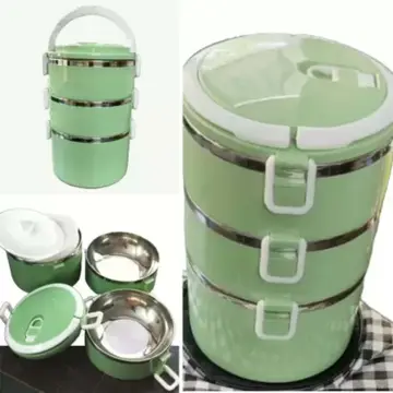 4 LAYER SS LUNCH BOX - Intra Life promotional gift