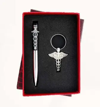 Crownlit gift doctor keychain pen - Intra Life promotional gift