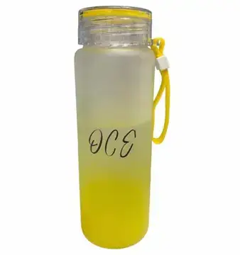 MOTIVE GLASS WATER BOTTLE 350 ML - Intra Life promotional gift