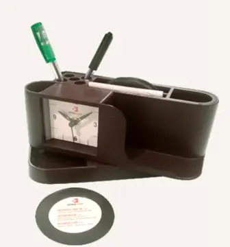 Table Clock Brown - Intra Life promotional gift