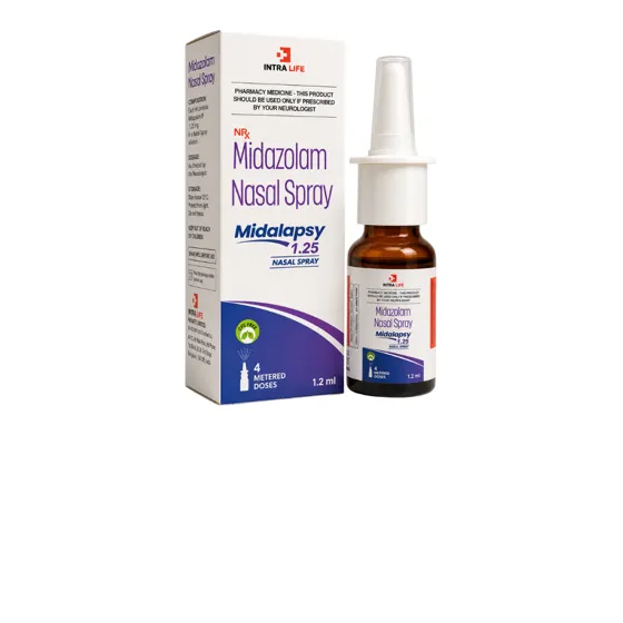Midalapsy Nasal Spray nasal spray - Midazolam % by Intra Life